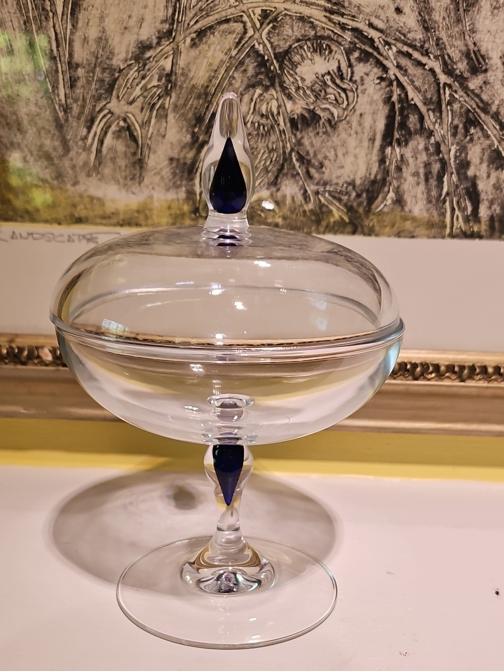Morgantown Covered Candy Trinket Dish - Perfect